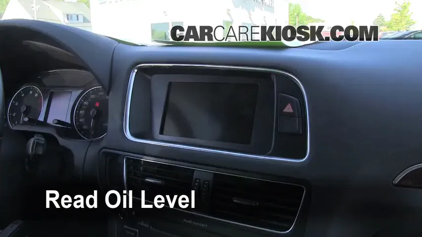 2010 Audi Q5 Premium 3.2L V6 Huile Vérifier le niveau de l'huile